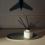 Grey Oval Serving Platter