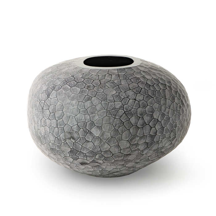 Lagos Vase - Black, 9.25"H