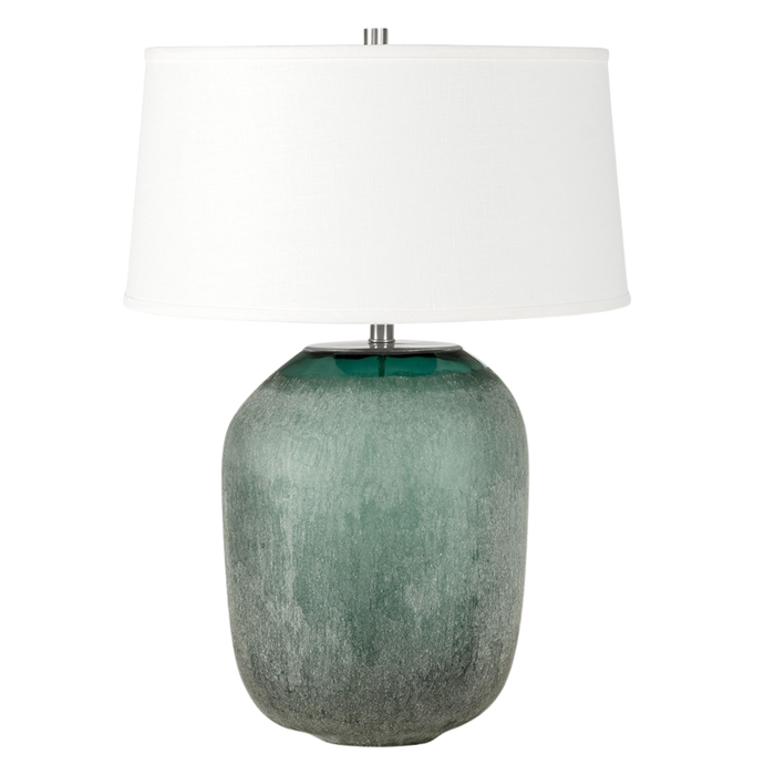 Mykonos Glass Table Lamp, 27.25"H