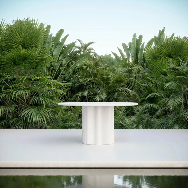 Palma 60" Dining Table, White