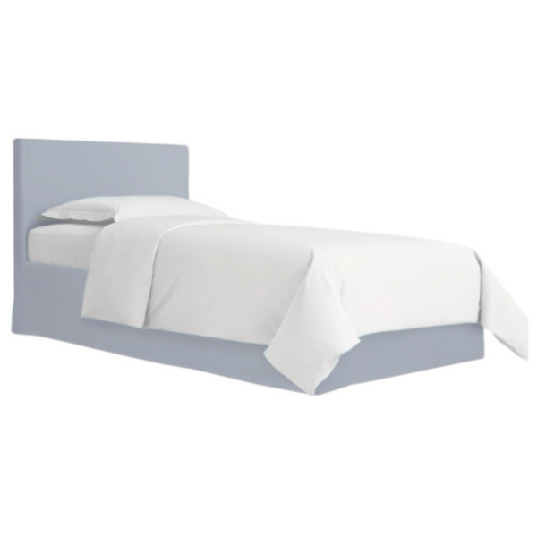 Parsons Slipcovered Platform Bed - Full, Grey