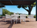 Pavia 71" Dining Table, White, 71"W x 39.4"D