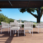 Pavia 71" Dining Table, White, 71"W x 39.4"D