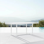 Pavia 71" Dining Table, White, 71"W x 39.4"D