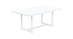 Pavia 71" Dining Table, White, 71"W x 39.4"D