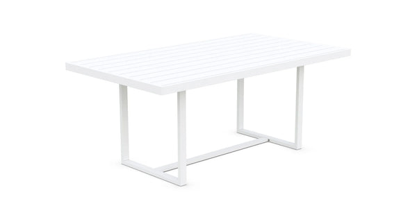 Pavia 71" Dining Table, White, 71"W x 39.4"D