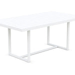 Pavia 71" Dining Table, White, 71"W x 39.4"D