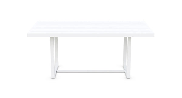 Pavia 71" Dining Table, White, 71"W x 39.4"D