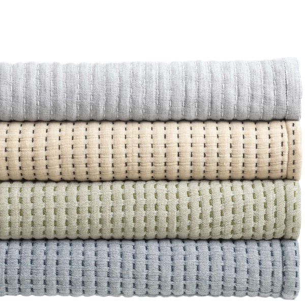 Pick Stitch Matelassé Collection, Grey