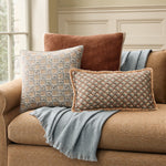 Solid Bordered Pillow Cover - Golden Oak, 24" x 24"