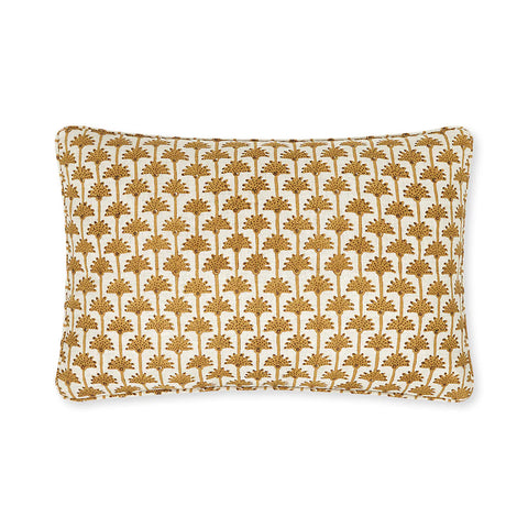 Ponza Saffron Linen Cushion 14" x 18"