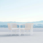 Porto 43" Dining Table, White, 43"W x 43"D