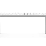Porto 72" Dining Table, White, 72.24"W x 41.93"D