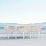 Porto 72" Dining Table, White, 72.24"W x 41.93"D