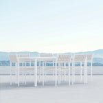 Porto 72" Dining Table, White, 72.24"W x 41.93"D