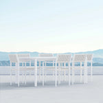 Porto 72" Dining Table, White, 72.24"W x 41.93"D