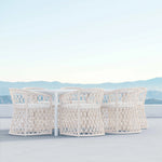 Porto 72" Dining Table, White, 72.24"W x 41.93"D