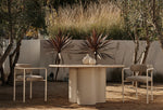Porto Dining Chair, Aluminum Bone/ Riviera Ivory