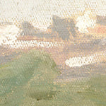 Raw Canvas Series: Pastel Palm I, 21" x 17"