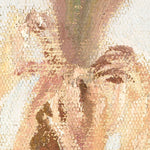 Raw Canvas Series: Pastel Palm I, 21" x 17"