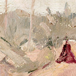 Raw Canvas Series: Pastel Palm II, 21" x 17"