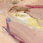 Raw Canvas Series: Pastel Palm II, 21" x 17"