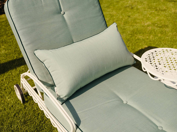 The Rectangle Indoor / Outdoor Pillow, 27.5” x 15” , Riviera Green