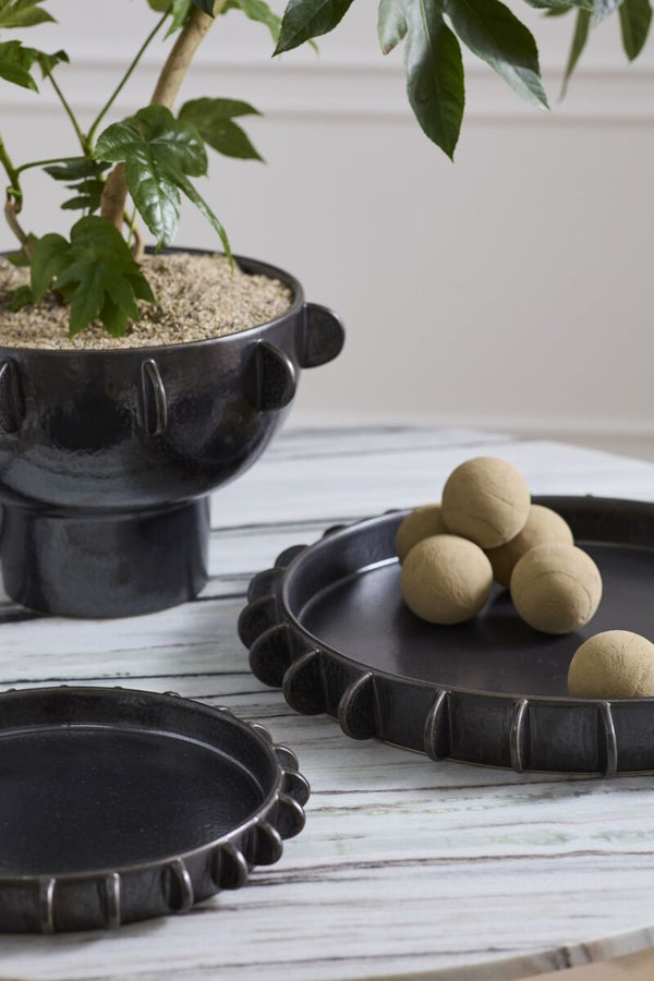 Reverie Tray, Black, 14.25"