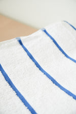 Ritz Striped Pool Towel, Blue/White, 35"W x 68"L