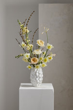 Ruffle Vase, 8"H
