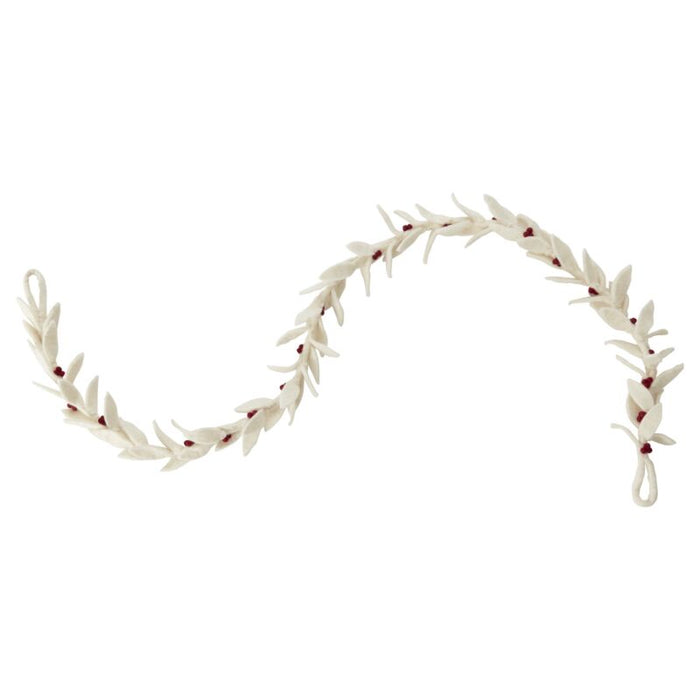 Winter Ruscus Garland, 67.5"