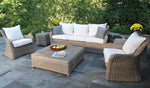 Sag Harbor Square Chat Table, Oyster