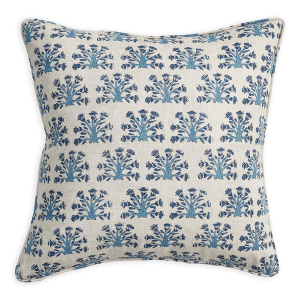 Samode Riviera Linen Cushion, 20" x 20"