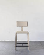 Cato Top Grain Leather Counter Stool, Sand