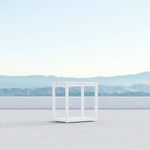 Seaview Side Table, White