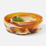 Beatrix Serving Bowls - Amber Swirled, 2 Sizes