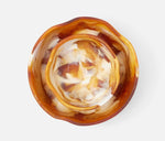 Beatrix Serving Bowls - Amber Swirled, 2 Sizes