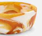 Beatrix Serving Bowls - Amber Swirled, 2 Sizes