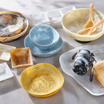 Hugo Serving Bowl - Black/Tan Swirled, 10"Dia