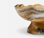 Cara Fruit Bowl - Black/Tan Swirled, 14"Dia