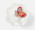 Cara Fruit Bowl - White Swirled, 14"Dia