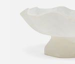 Cara Fruit Bowl - White Swirled, 14"Dia