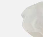 Cara Fruit Bowl - White Swirled, 14"Dia