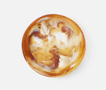 Hugo Serving Bowl - Amber Swirled, 13.5"Dia
