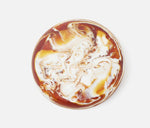 Hugo Serving Bowl - Amber Swirled, 13.5"Dia