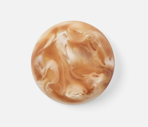 Hugo Small Serving Bowl - Amber Swirled, 4"Dia