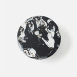 Hugo Cake Stand - Black Swirled, 12"Dia