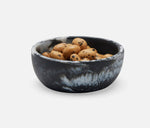 Hugo small Serving Bowl - Black Swirled, 4" Dia