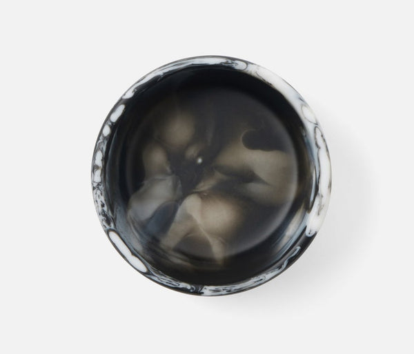 Hugo small Serving Bowl - Black Swirled, 4" Dia