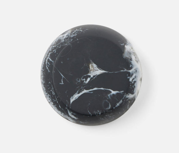 Hugo small Serving Bowl - Black Swirled, 4" Dia